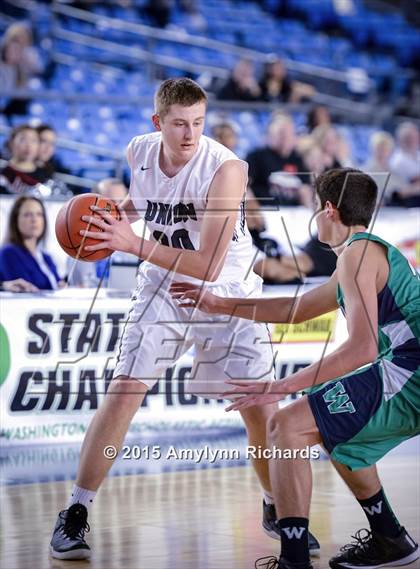 Thumbnail 3 in Woodinville vs. Union (WIAA 4A Playoff) photogallery.