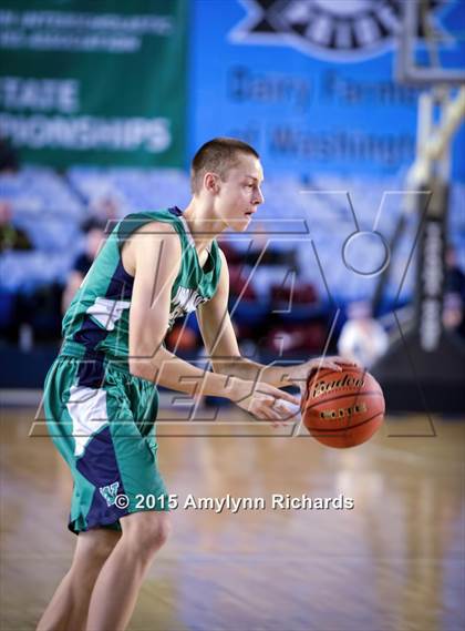 Thumbnail 2 in Woodinville vs. Union (WIAA 4A Playoff) photogallery.
