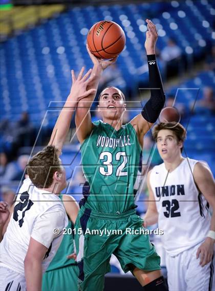 Thumbnail 1 in Woodinville vs. Union (WIAA 4A Playoff) photogallery.