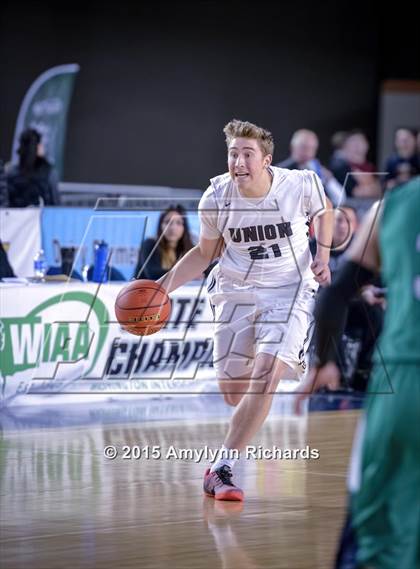Thumbnail 2 in Woodinville vs. Union (WIAA 4A Playoff) photogallery.