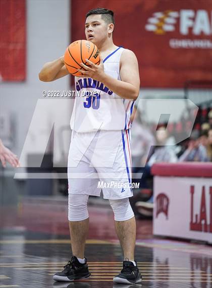 Thumbnail 2 in GV Christian vs. Sage Ridge (NIAA Class 1A State Boys Quarterfinal) photogallery.