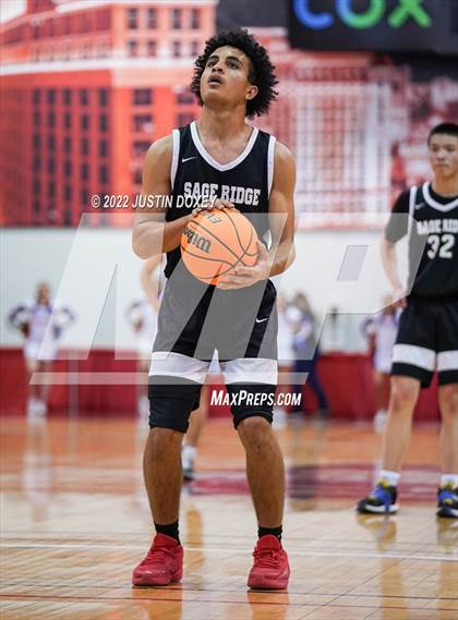 Thumbnail 3 in GV Christian vs. Sage Ridge (NIAA Class 1A State Boys Quarterfinal) photogallery.