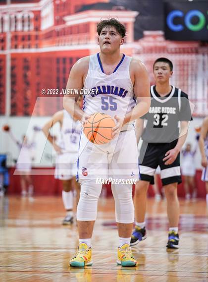 Thumbnail 3 in GV Christian vs. Sage Ridge (NIAA Class 1A State Boys Quarterfinal) photogallery.