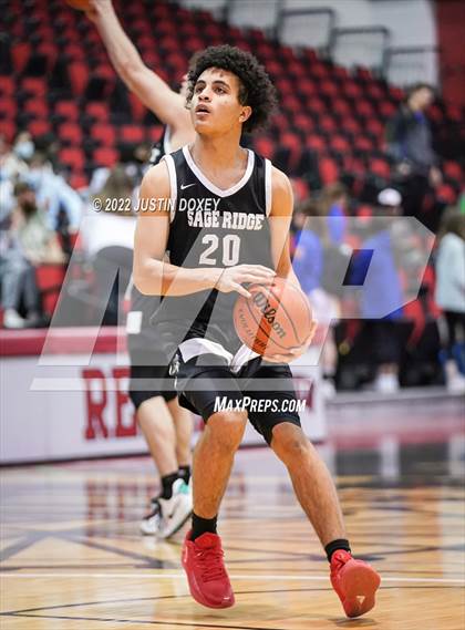 Thumbnail 3 in GV Christian vs. Sage Ridge (NIAA Class 1A State Boys Quarterfinal) photogallery.