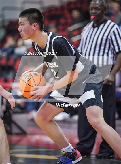 Thumbnail 2 in GV Christian vs. Sage Ridge (NIAA Class 1A State Boys Quarterfinal) photogallery.