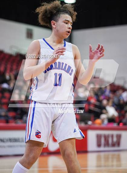 Thumbnail 2 in GV Christian vs. Sage Ridge (NIAA Class 1A State Boys Quarterfinal) photogallery.