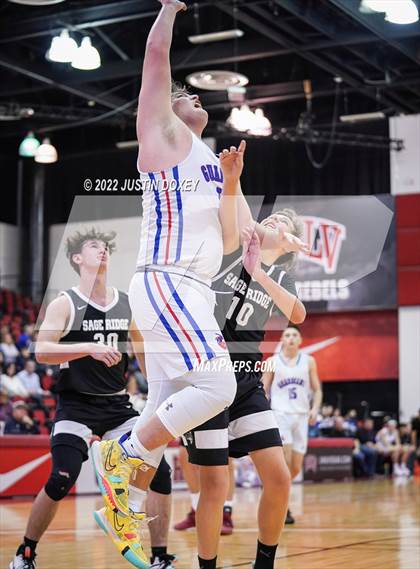 Thumbnail 3 in GV Christian vs. Sage Ridge (NIAA Class 1A State Boys Quarterfinal) photogallery.