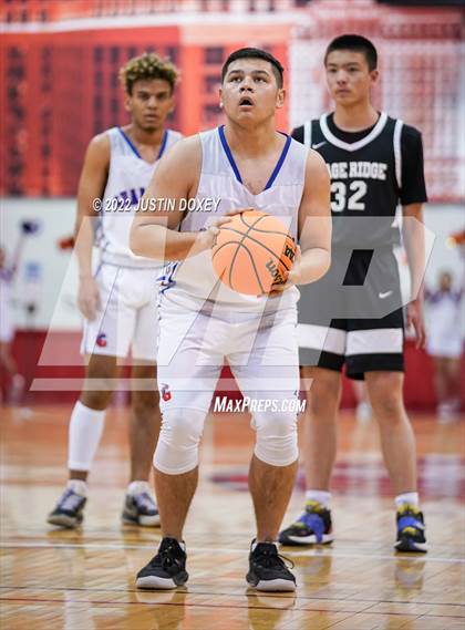 Thumbnail 1 in GV Christian vs. Sage Ridge (NIAA Class 1A State Boys Quarterfinal) photogallery.