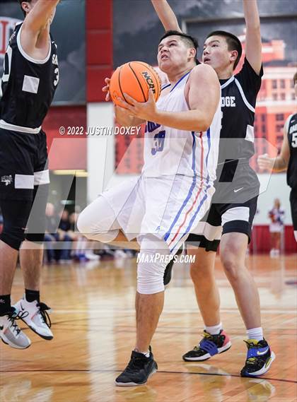 Thumbnail 2 in GV Christian vs. Sage Ridge (NIAA Class 1A State Boys Quarterfinal) photogallery.