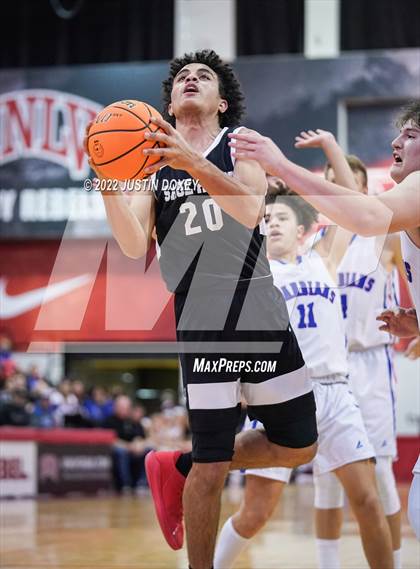 Thumbnail 2 in GV Christian vs. Sage Ridge (NIAA Class 1A State Boys Quarterfinal) photogallery.