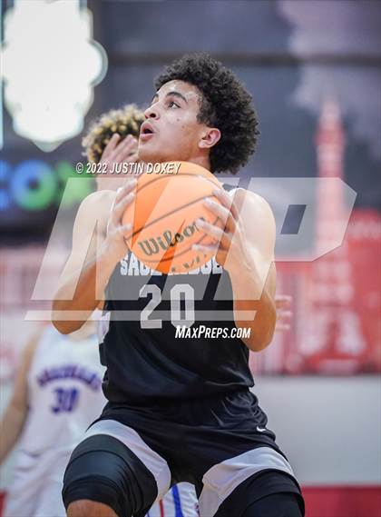 Thumbnail 2 in GV Christian vs. Sage Ridge (NIAA Class 1A State Boys Quarterfinal) photogallery.