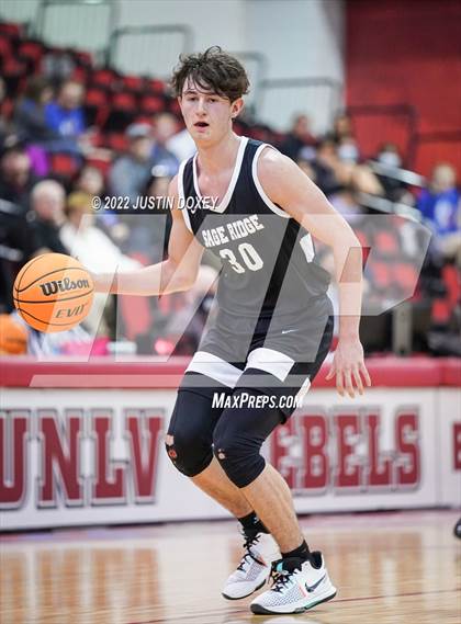 Thumbnail 3 in GV Christian vs. Sage Ridge (NIAA Class 1A State Boys Quarterfinal) photogallery.