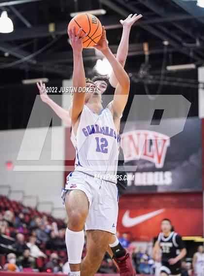 Thumbnail 1 in GV Christian vs. Sage Ridge (NIAA Class 1A State Boys Quarterfinal) photogallery.