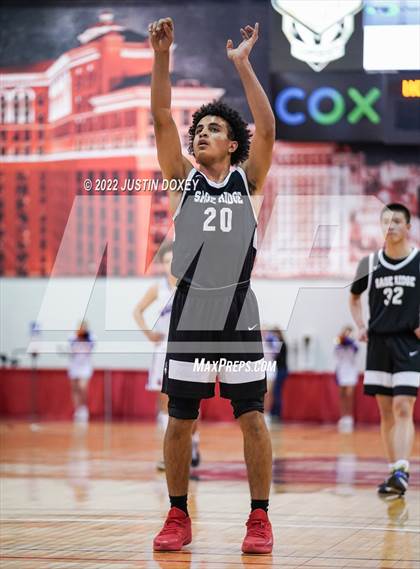 Thumbnail 1 in GV Christian vs. Sage Ridge (NIAA Class 1A State Boys Quarterfinal) photogallery.