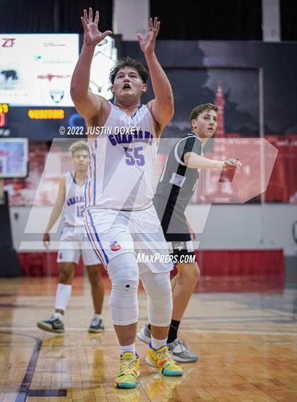 Thumbnail 1 in GV Christian vs. Sage Ridge (NIAA Class 1A State Boys Quarterfinal) photogallery.