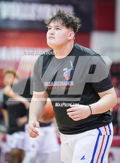 Thumbnail 2 in GV Christian vs. Sage Ridge (NIAA Class 1A State Boys Quarterfinal) photogallery.