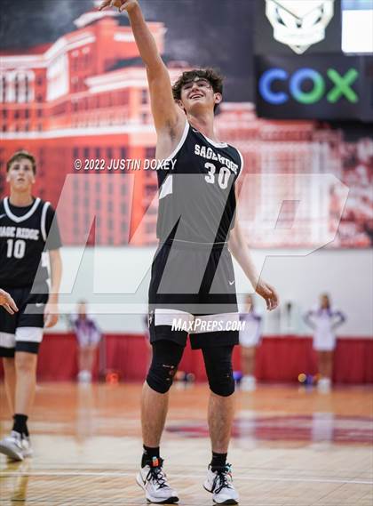 Thumbnail 3 in GV Christian vs. Sage Ridge (NIAA Class 1A State Boys Quarterfinal) photogallery.
