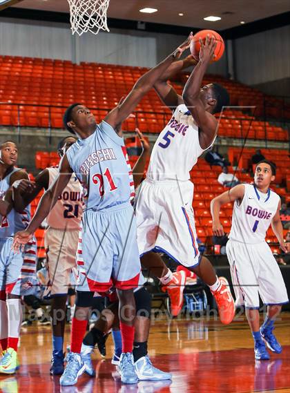 Thumbnail 1 in Hirschi vs. Bowie (DFW Basketball Challenge) photogallery.