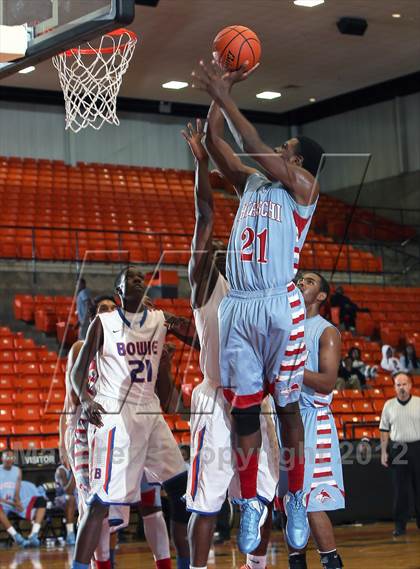 Thumbnail 2 in Hirschi vs. Bowie (DFW Basketball Challenge) photogallery.