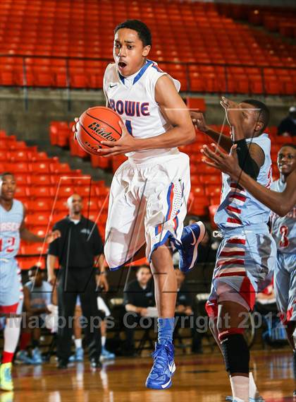 Thumbnail 2 in Hirschi vs. Bowie (DFW Basketball Challenge) photogallery.
