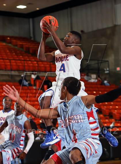 Thumbnail 2 in Hirschi vs. Bowie (DFW Basketball Challenge) photogallery.
