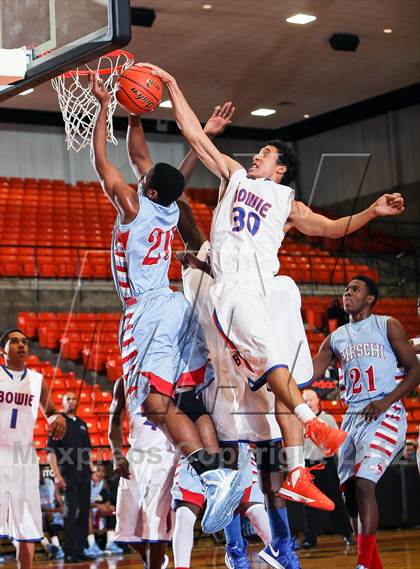Thumbnail 2 in Hirschi vs. Bowie (DFW Basketball Challenge) photogallery.