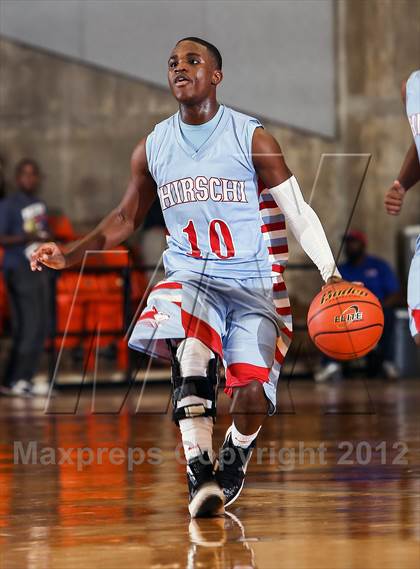 Thumbnail 2 in Hirschi vs. Bowie (DFW Basketball Challenge) photogallery.