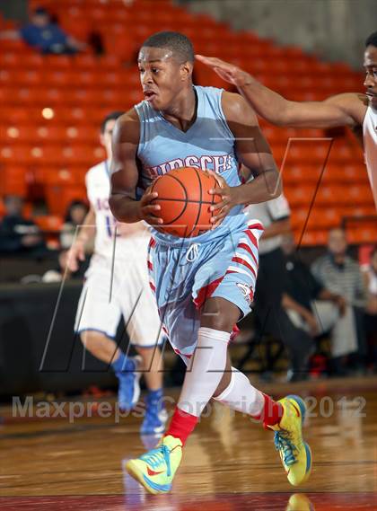Thumbnail 3 in Hirschi vs. Bowie (DFW Basketball Challenge) photogallery.