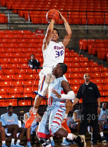 Thumbnail 2 in Hirschi vs. Bowie (DFW Basketball Challenge) photogallery.
