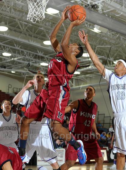 Thumbnail 3 in Rancho Cucamonga vs. King (MaxPreps Holiday Classic) photogallery.