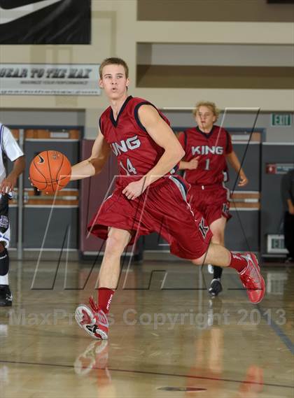 Thumbnail 3 in Rancho Cucamonga vs. King (MaxPreps Holiday Classic) photogallery.