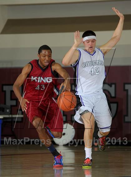 Thumbnail 3 in Rancho Cucamonga vs. King (MaxPreps Holiday Classic) photogallery.