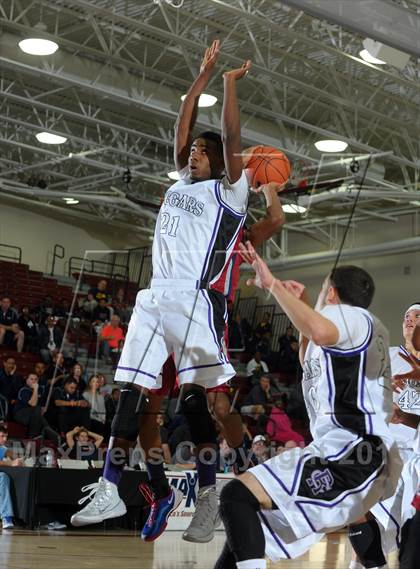 Thumbnail 1 in Rancho Cucamonga vs. King (MaxPreps Holiday Classic) photogallery.