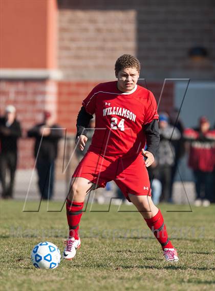 Thumbnail 2 in Williamson v Port Jefferson (NYSPHSAA Class C Semifinal) photogallery.