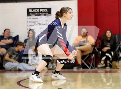 Thumbnail 3 in Morenci vs Heritage Academy (The Florence VB Invitational) photogallery.