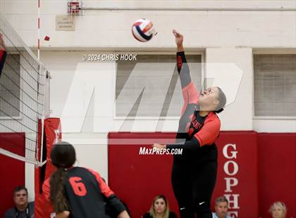 Thumbnail 3 in Morenci vs Heritage Academy (The Florence VB Invitational) photogallery.