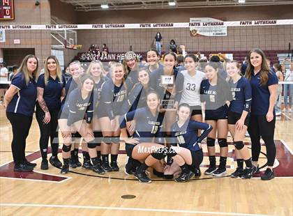 Thumbnail 2 in The Meadows School vs. Lake Mead Academy (2A State Championship) photogallery.