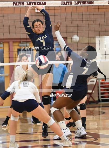 Thumbnail 2 in The Meadows School vs. Lake Mead Academy (2A State Championship) photogallery.