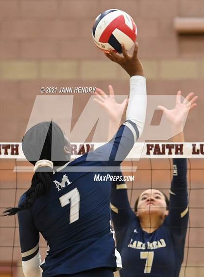 Thumbnail 3 in The Meadows School vs. Lake Mead Academy (2A State Championship) photogallery.