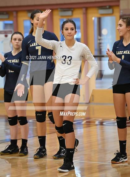 Thumbnail 1 in The Meadows School vs. Lake Mead Academy (2A State Championship) photogallery.