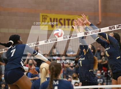 Thumbnail 1 in The Meadows School vs. Lake Mead Academy (2A State Championship) photogallery.