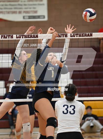 Thumbnail 1 in The Meadows School vs. Lake Mead Academy (2A State Championship) photogallery.