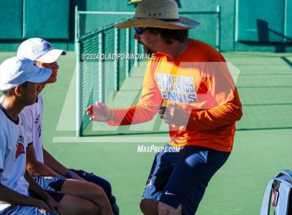 Thumbnail 3 in Seven Lakes vs Westwood (UIL 6A Tennis Finals) photogallery.