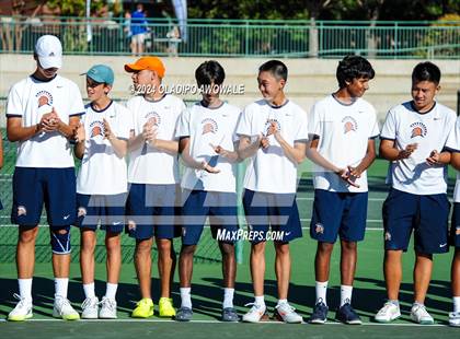 Thumbnail 1 in Seven Lakes vs Westwood (UIL 6A Tennis Finals) photogallery.