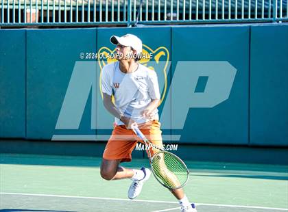 Thumbnail 3 in Seven Lakes vs Westwood (UIL 6A Tennis Finals) photogallery.