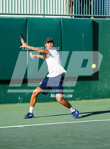 Thumbnail 1 in Seven Lakes vs Westwood (UIL 6A Tennis Finals) photogallery.