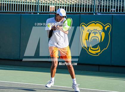 Thumbnail 2 in Seven Lakes vs Westwood (UIL 6A Tennis Finals) photogallery.