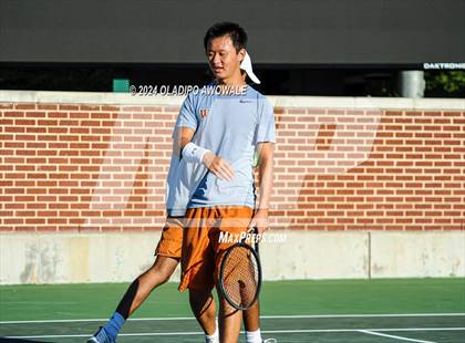 Thumbnail 3 in Seven Lakes vs Westwood (UIL 6A Tennis Finals) photogallery.