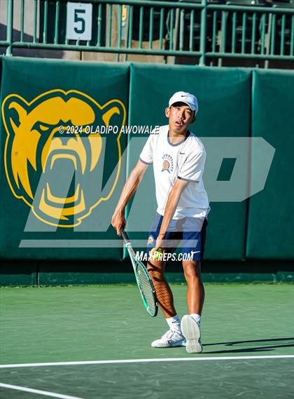 Thumbnail 1 in Seven Lakes vs Westwood (UIL 6A Tennis Finals) photogallery.