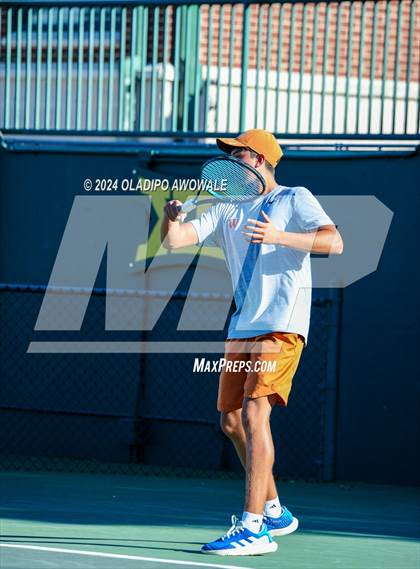 Thumbnail 2 in Seven Lakes vs Westwood (UIL 6A Tennis Finals) photogallery.